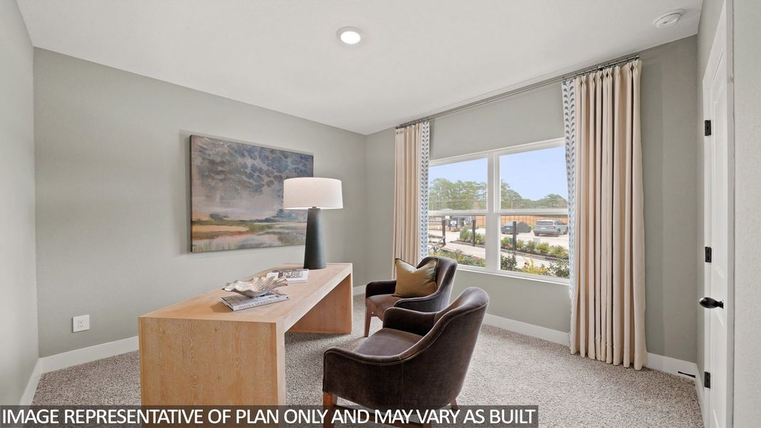 Furnished interior view inside a new home in Sunterra Lakes, Brookshire (Image 4).