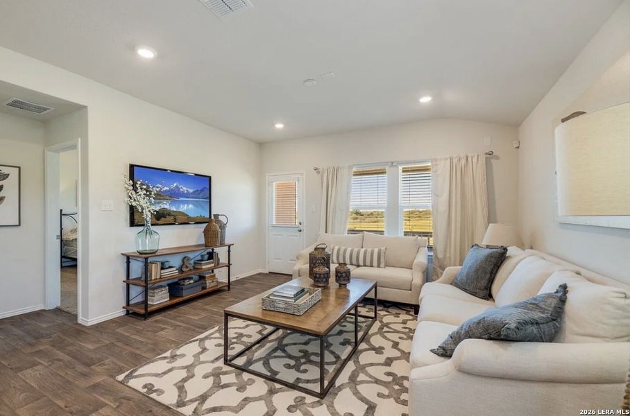 Furnished interior view inside a new home in , Converse (Image 15).