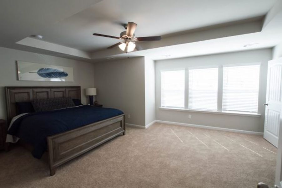 Representative furnished interior of a home built from the Glade by Piedmont Residential in Meadowyn, Cartersville (Image 11).