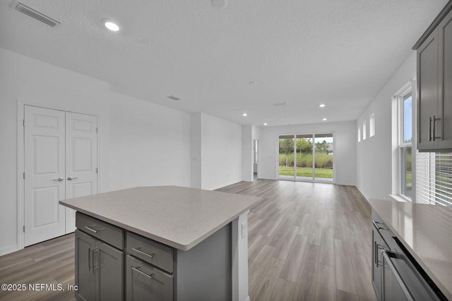 Furnished interior view inside a new home in Del Webb Wildlight, Yulee (Image 11).