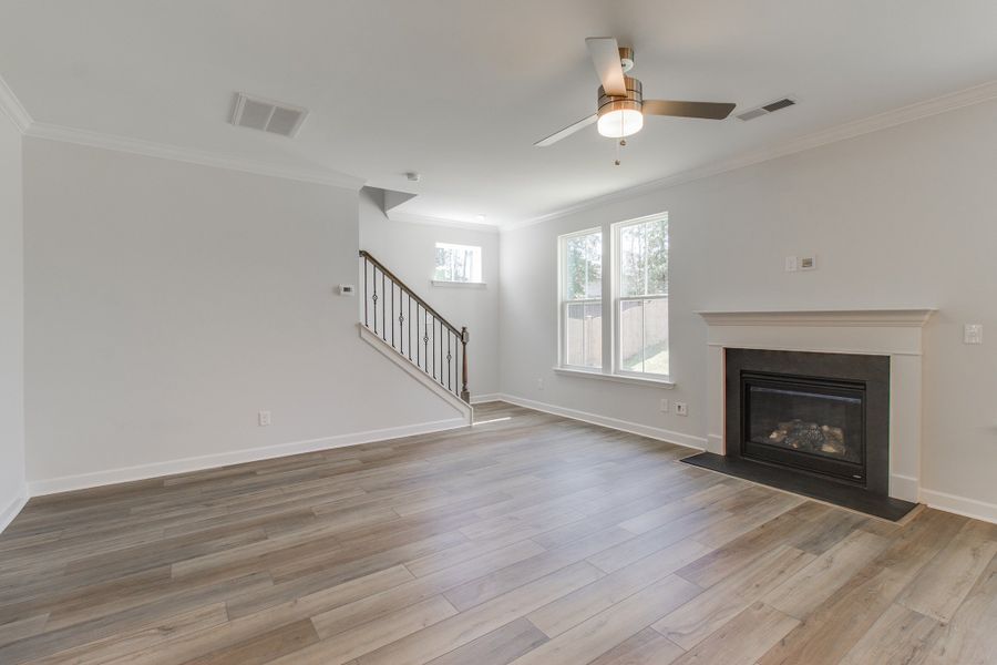 Spacious, unfurnished interior of a new home in Pebble Branch, Chapin (Image 18). Spacious, unfurnished interior of a new home in Pebble Branch, Chapin (Image 18).
