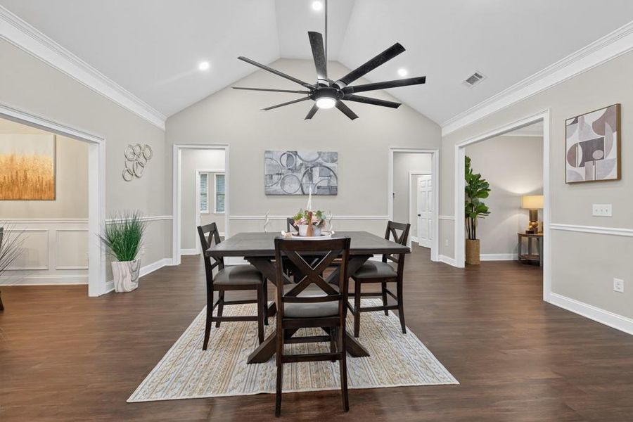 Furnished interior view inside a new home in , Oxford (Image 5). Furnished interior view inside a new home in , Oxford (Image 5).
