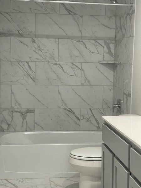 Furnished interior view inside a new home in Huntington Place, Rosharon (Image 4).