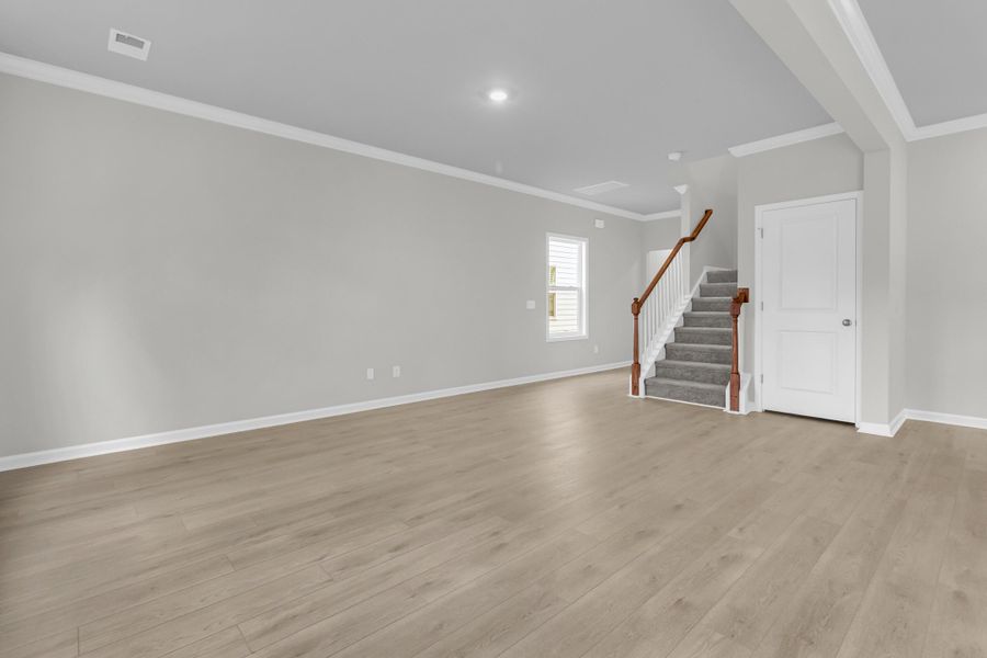 Spacious, unfurnished interior of a new home in Central Creek, Goose Creek (Image 34). Spacious, unfurnished interior of a new home in Central Creek, Goose Creek (Image 34).