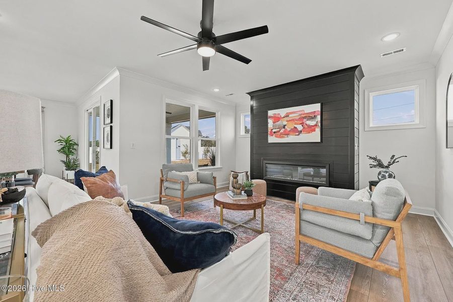 Furnished interior view inside a new home in Dixon Grove, Grimesland (Image 34).