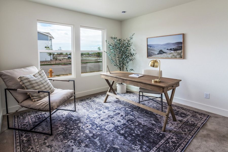 Furnished interior view inside a new home in Bloom, Fort Collins (Image 40).