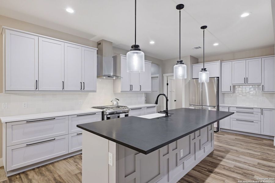 Furnished interior view inside a new home in , Bandera (Image 6). Furnished interior view inside a new home in , Bandera (Image 6).