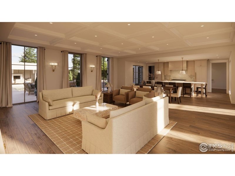 Furnished interior view inside a new home in , Fort Collins (Image 15).