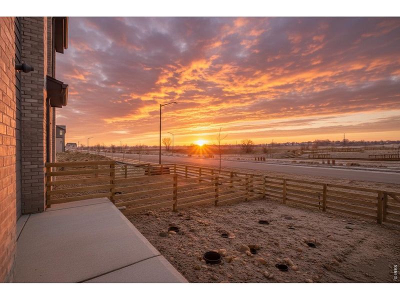 Exterior details and patio area of a home in , Fort Collins (Image 2). Exterior details and patio area of a home in , Fort Collins (Image 2).