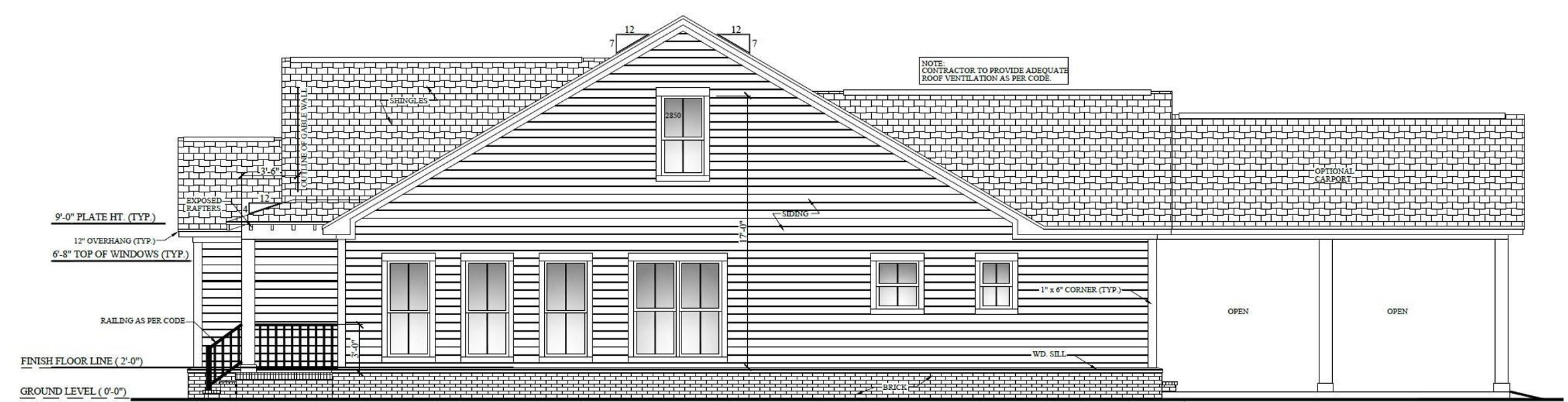 Exterior rendering of this home design in , Brookshire, TX (Image 4). Exterior rendering of this home design in , Brookshire, TX (Image 4).
