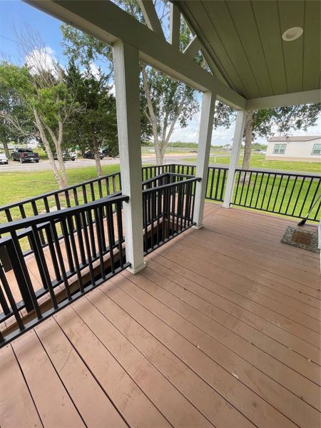 Exterior details and patio area of a home in , Edna (Image 19). Exterior details and patio area of a home in , Edna (Image 19).
