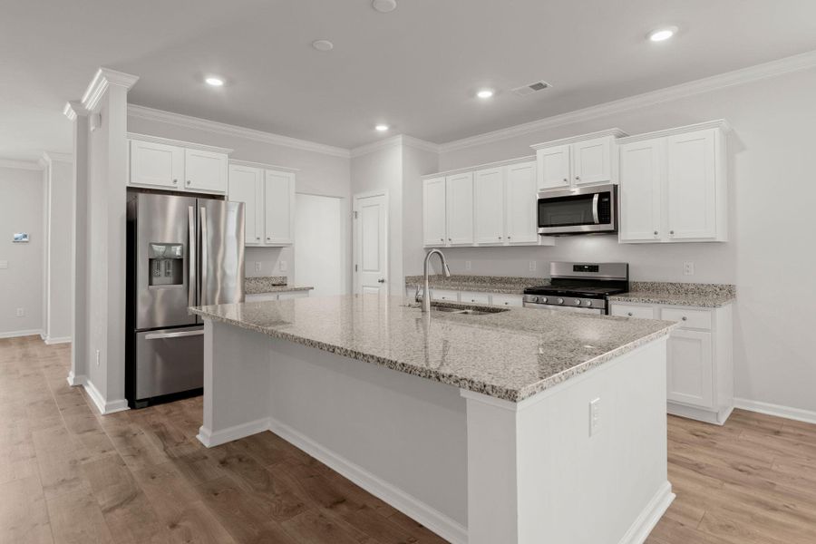 Furnished interior view inside a new home in The Ponds, Summerville (Image 3).