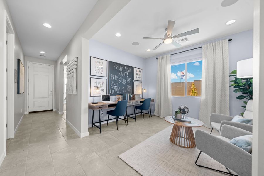 Study | Radiance Floorplan | Elara at Moonlight | New Homes in Maricopa, AZ by Landsea Homes Study | Radiance Floorplan | Elara at Moonlight | New Homes in Maricopa, AZ by Landsea Homes