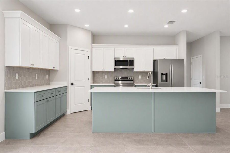 Furnished interior view inside a new home in Palm Coast, Palm Coast (Image 7). Furnished interior view inside a new home in Palm Coast, Palm Coast (Image 7).
