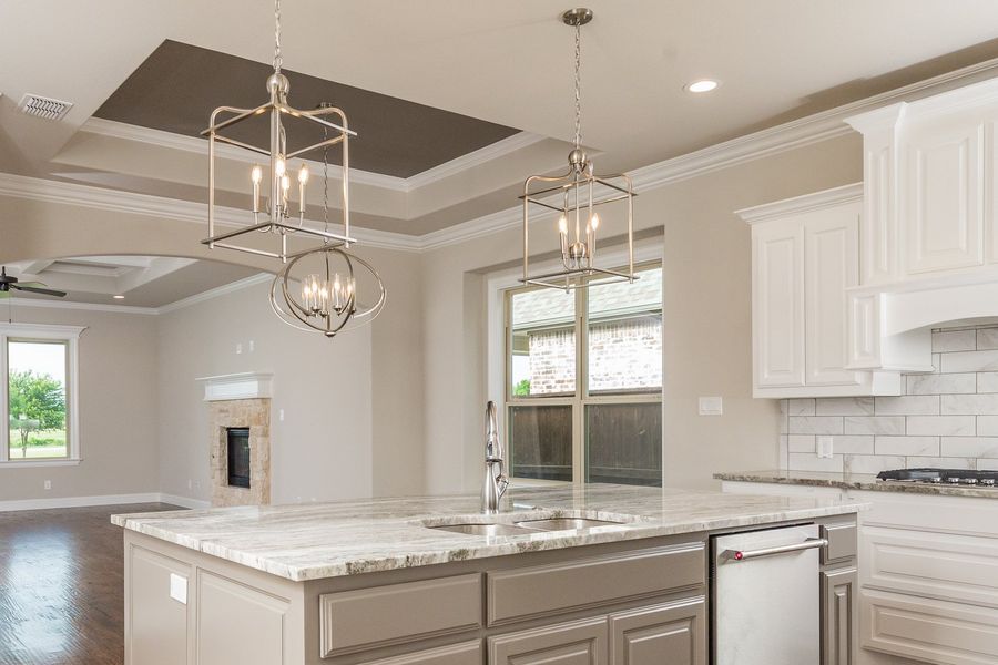 Representative furnished interior of a home built from the The Michie by West Point Homes in Riverdance, Keller (Image 10). Representative furnished interior of a home built from the The Michie by West Point Homes in Riverdance, Keller (Image 10).