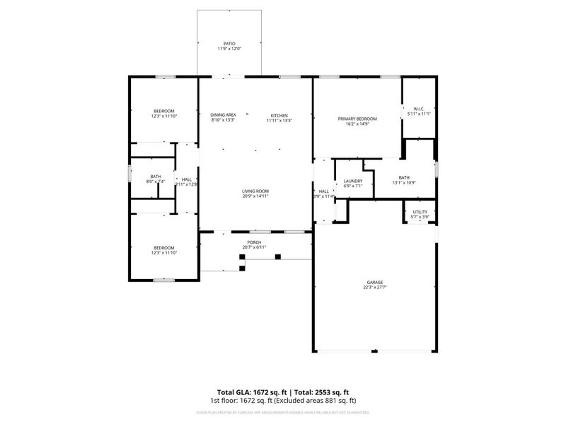 2D floor plan layout of this home in , Lincolnton, NC (Image 5).