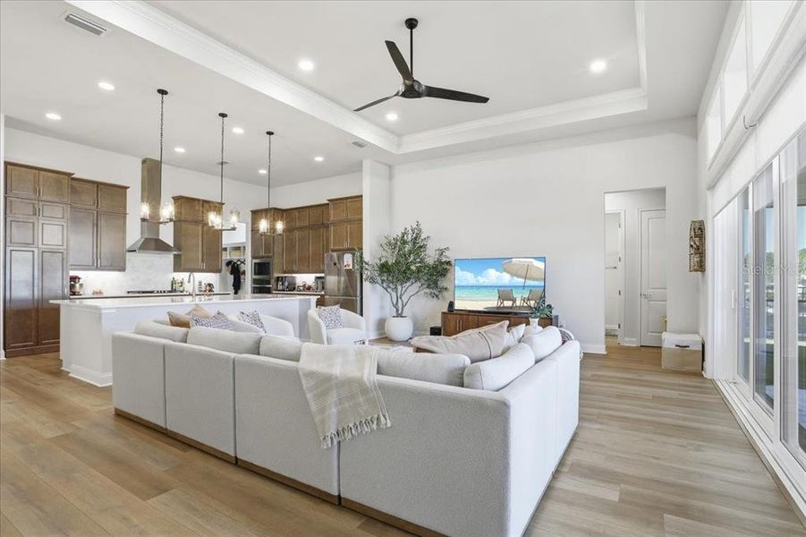 Furnished interior view inside a new home in Oakmont, Gainesville (Image 7). Furnished interior view inside a new home in Oakmont, Gainesville (Image 7).