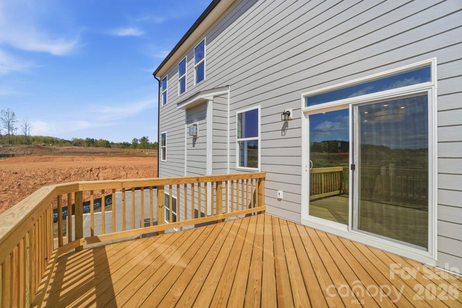 Exterior details and patio area of a home in The Meadows at Laurelbrook, Sherrills Ford (Image 26).