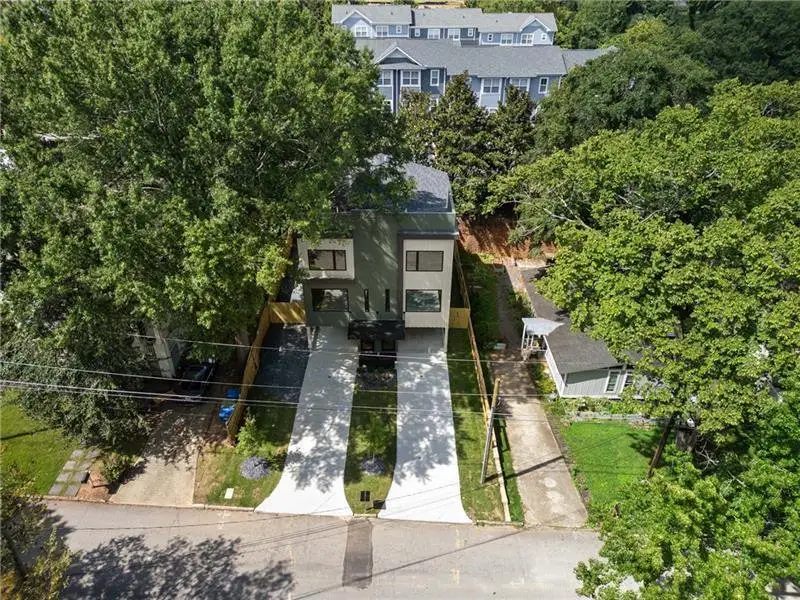 Front exterior of a new home in , Atlanta, GA, highlighting curb appeal (Image 1). Front exterior of a new home in , Atlanta, GA, highlighting curb appeal (Image 1).
