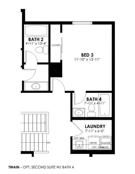 2D floor plan layout for the Twain by Hartford Homes in Prairie Song, Windsor, CO (Image 32). 2D floor plan layout for the Twain by Hartford Homes in Prairie Song, Windsor, CO (Image 32).