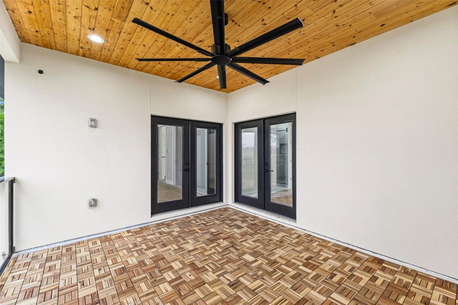 Exterior details and patio area of a home in , Magnolia (Image 27). Exterior details and patio area of a home in , Magnolia (Image 27).
