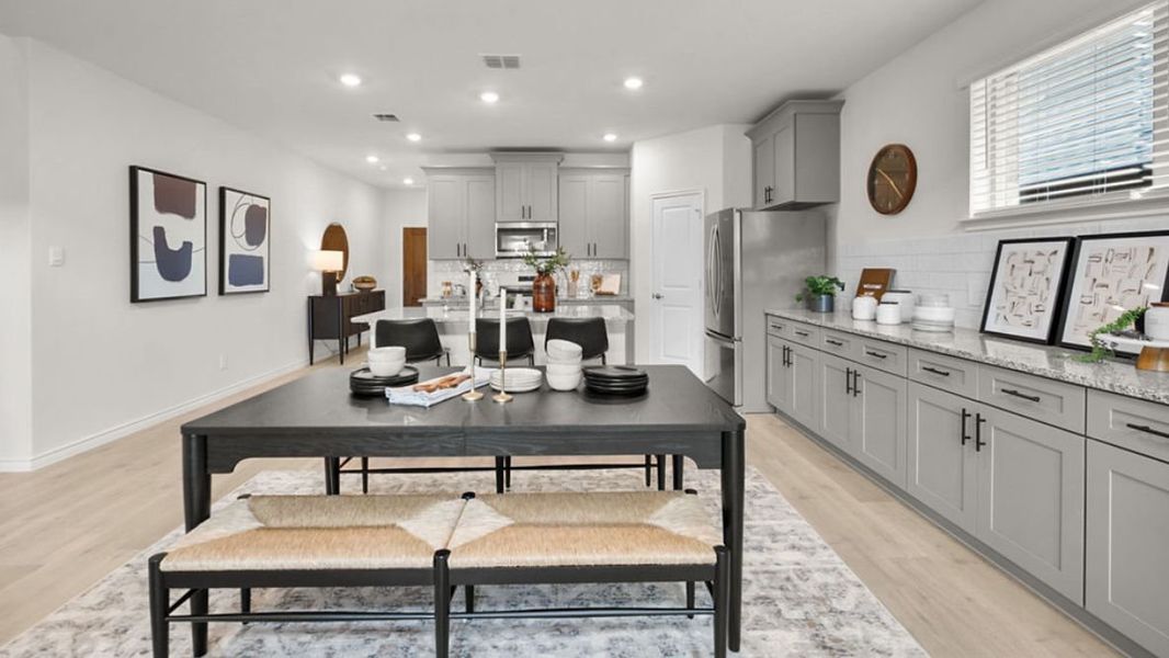 Furnished interior view inside a new home in The Preserve at Forum, Grand Prairie (Image 6).