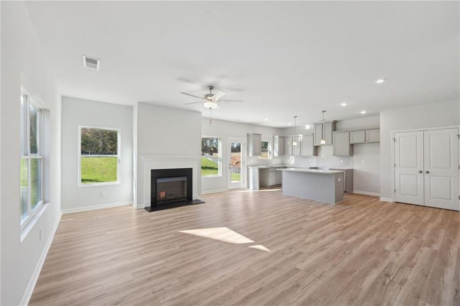 Spacious, unfurnished interior of a new home in Neely Farm, Covington (Image 13). Spacious, unfurnished interior of a new home in Neely Farm, Covington (Image 13).