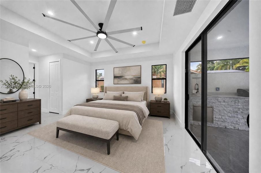 Furnished interior view inside a new home in , Punta Gorda (Image 7).