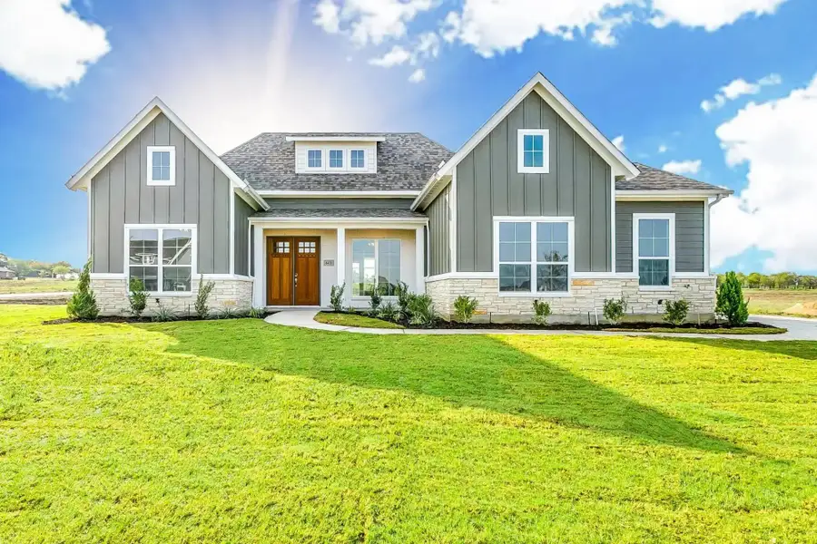 Representative exterior photo of a completed home built from the The Rhett by Elmwood Custom Homes in Byrum Ranch, Maypearl, TX (Image 4).