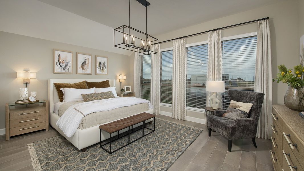 Furnished interior view inside a new home in Kinder Ranch, San Antonio (Image 8).