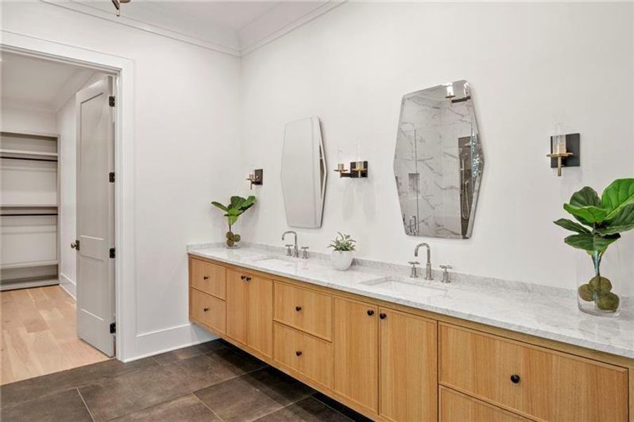 Furnished interior view inside a new home in , Atlanta (Image 11). Furnished interior view inside a new home in , Atlanta (Image 11).