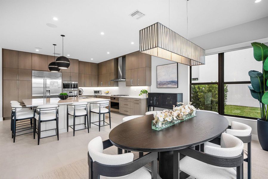 Furnished interior view inside a new home in , Boca Raton (Image 8). Furnished interior view inside a new home in , Boca Raton (Image 8).