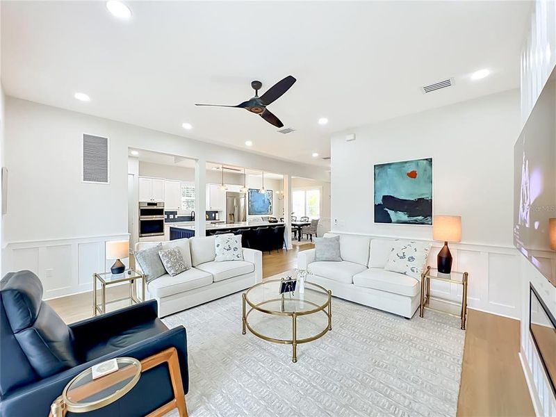 Furnished interior view inside a new home in , Winter Garden (Image 17). Furnished interior view inside a new home in , Winter Garden (Image 17).
