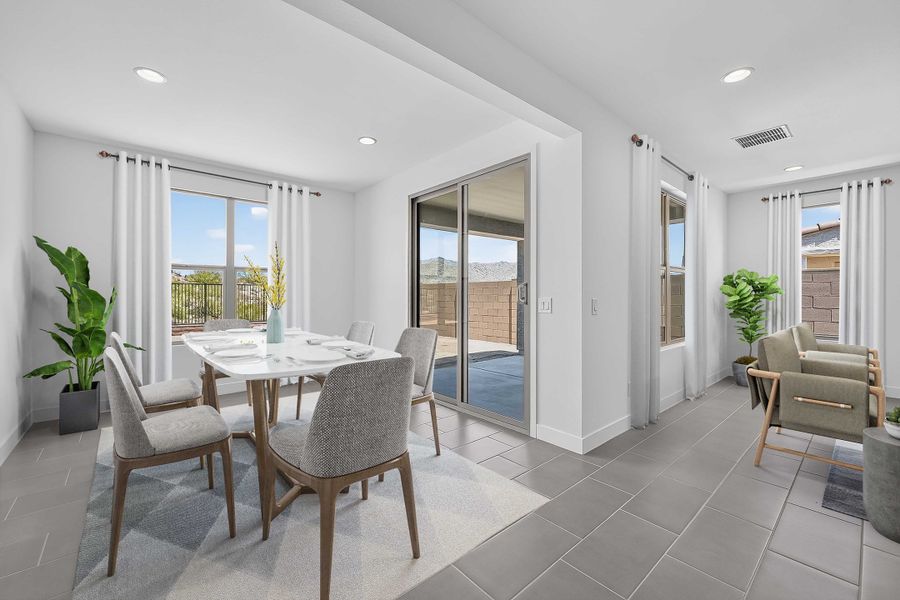 Furnished interior view inside a new home in Ladera Trails, Queen Creek (Image 6).