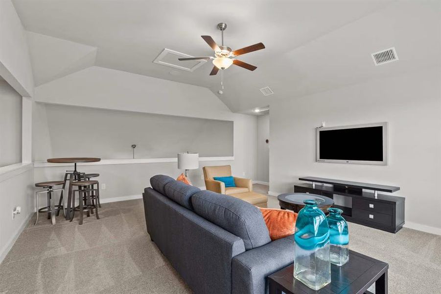 Furnished interior view inside a new home in Hannah Heights, Seguin (Image 15). Furnished interior view inside a new home in Hannah Heights, Seguin (Image 15).