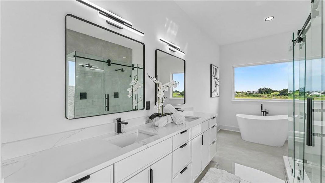 Furnished interior view inside a new home in , Lake Alfred (Image 36).