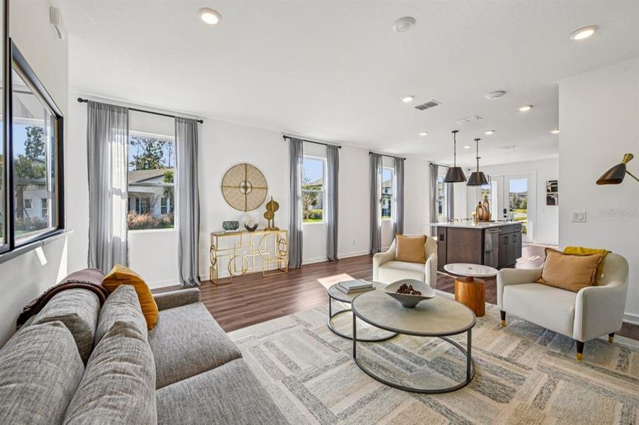 Furnished interior view inside a new home in Northlake Classical, Winter Garden (Image 7). Furnished interior view inside a new home in Northlake Classical, Winter Garden (Image 7).