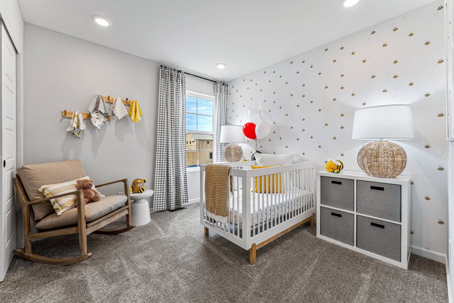 Furnished interior view inside a new home in Parterre, Thornton (Image 22). Furnished interior view inside a new home in Parterre, Thornton (Image 22).