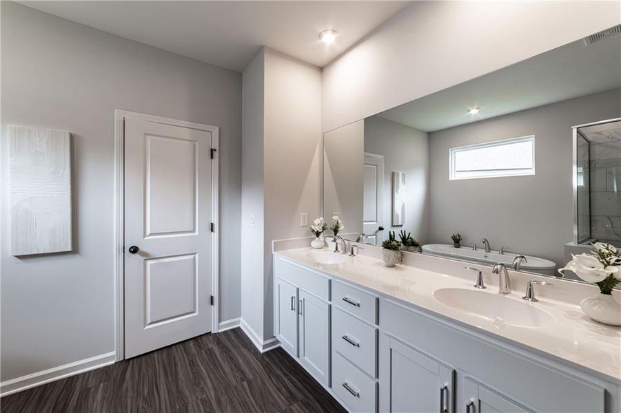 Furnished interior view inside a new home in , Canton (Image 11).