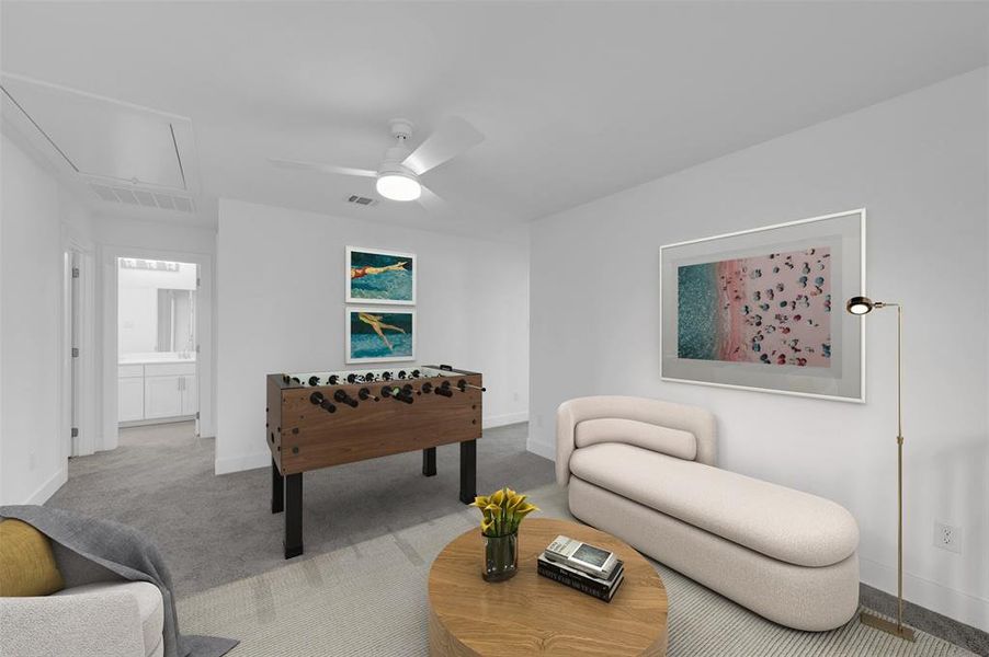 Furnished interior view inside a new home in Heritage Ranch, Sherman (Image 16).