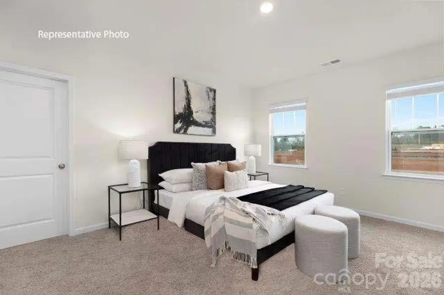 Furnished interior view inside a new home in Shepherd's Farm, Mooresville (Image 4).