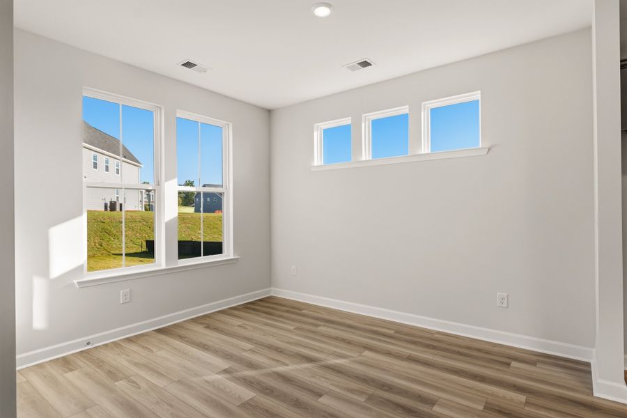 Spacious, unfurnished interior of a new home in Cottages at Lake Emory, Inman (Image 16). Spacious, unfurnished interior of a new home in Cottages at Lake Emory, Inman (Image 16).
