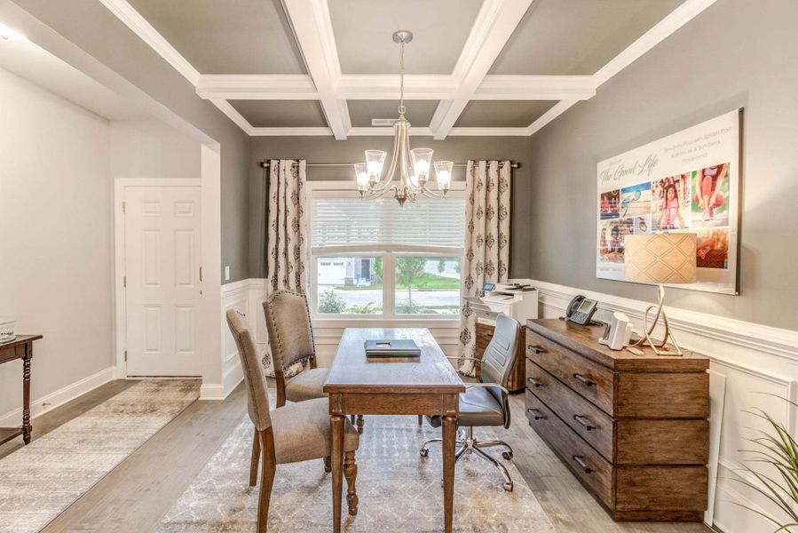 Representative furnished interior of a home built from the Rivermist by Caviness & Cates Communities in Maggie Way, Wendell (Image 150).