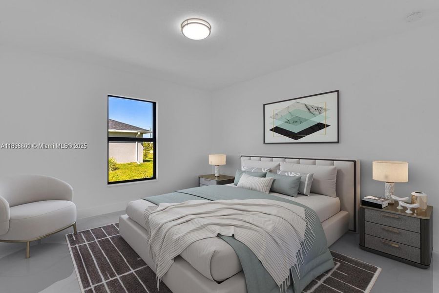 Furnished interior view inside a new home in , Lehigh Acres (Image 11).