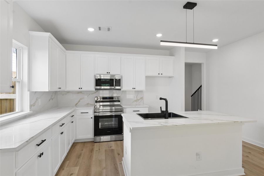 Furnished interior view inside a new home in , Houston (Image 5).