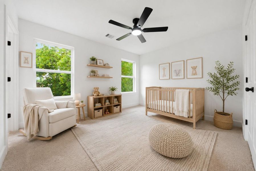 Furnished interior view inside a new home in , Houston (Image 7).