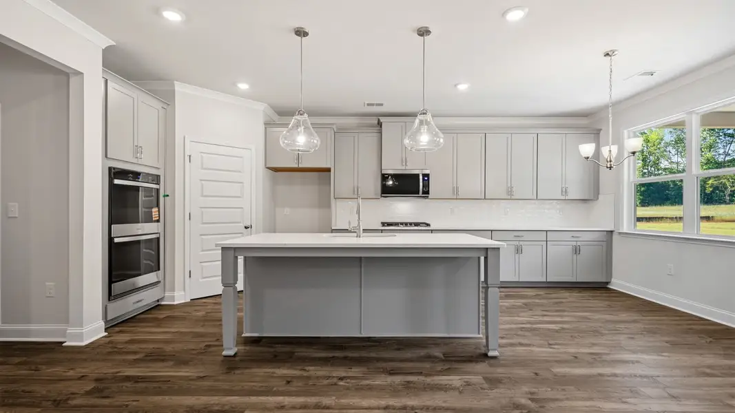Furnished interior view inside a new home in Heritage Pointe, Senoia (Image 3).