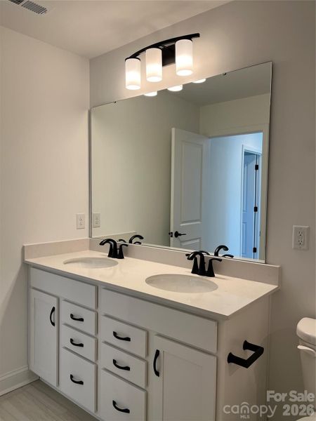 Furnished interior view inside a new home in Parkside Crossing, Charlotte (Image 3).