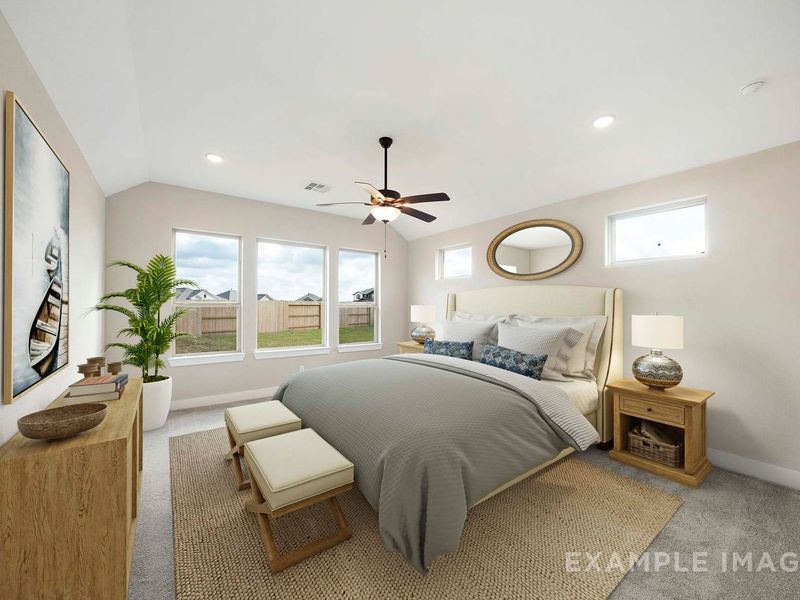 Representative furnished interior of a home built from the The Elizabeth A by Davidson Homes LLC in Lago Mar, Texas City (Image 8).