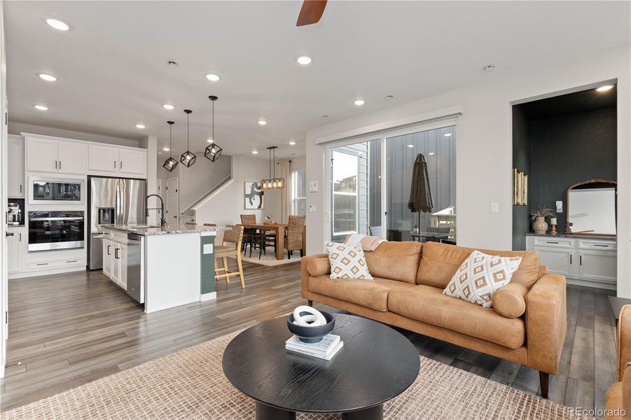 Furnished interior view inside a new home in , Littleton (Image 10).